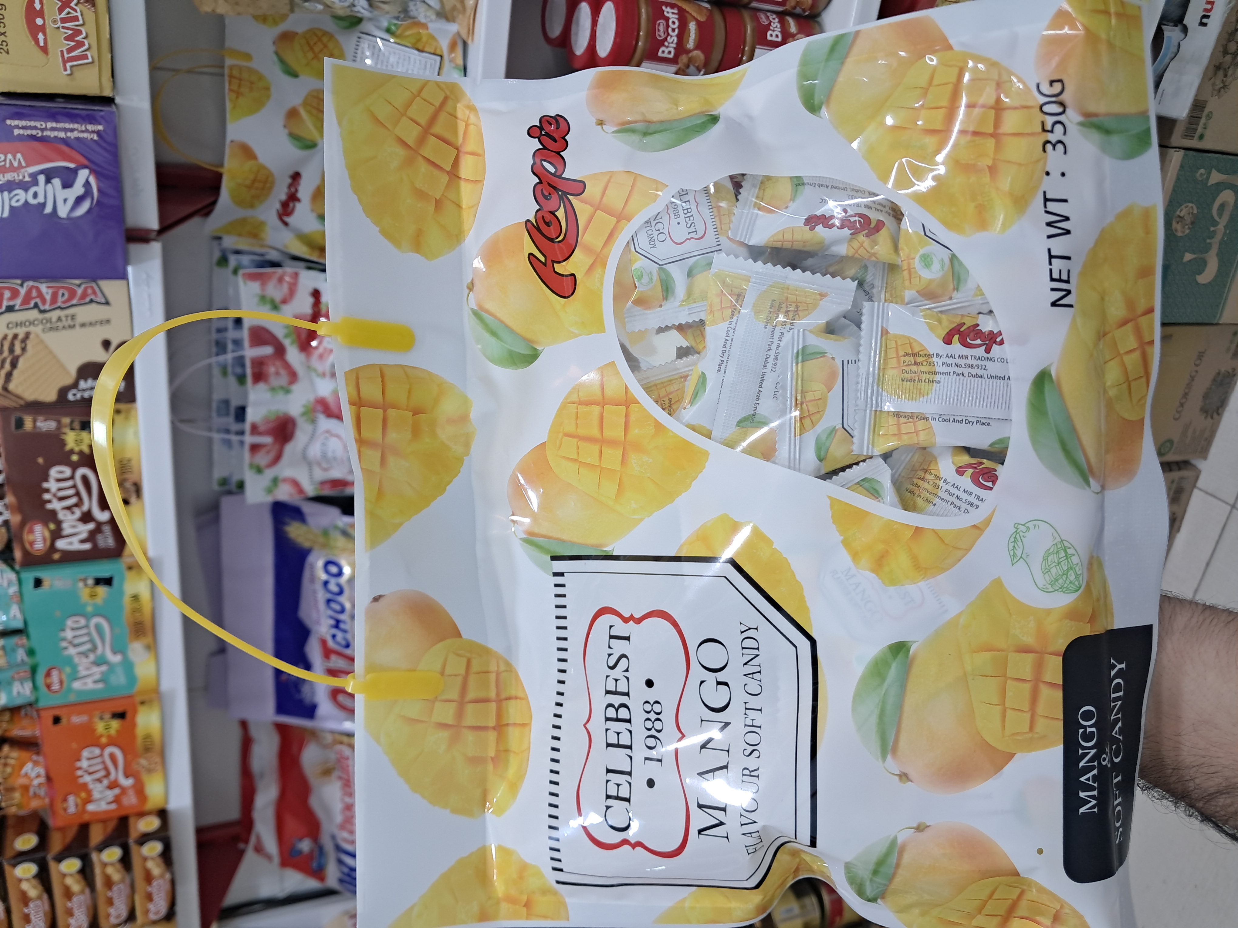 آبنبات نرم طعم انبه CELEBEST – وزن 350 گرم