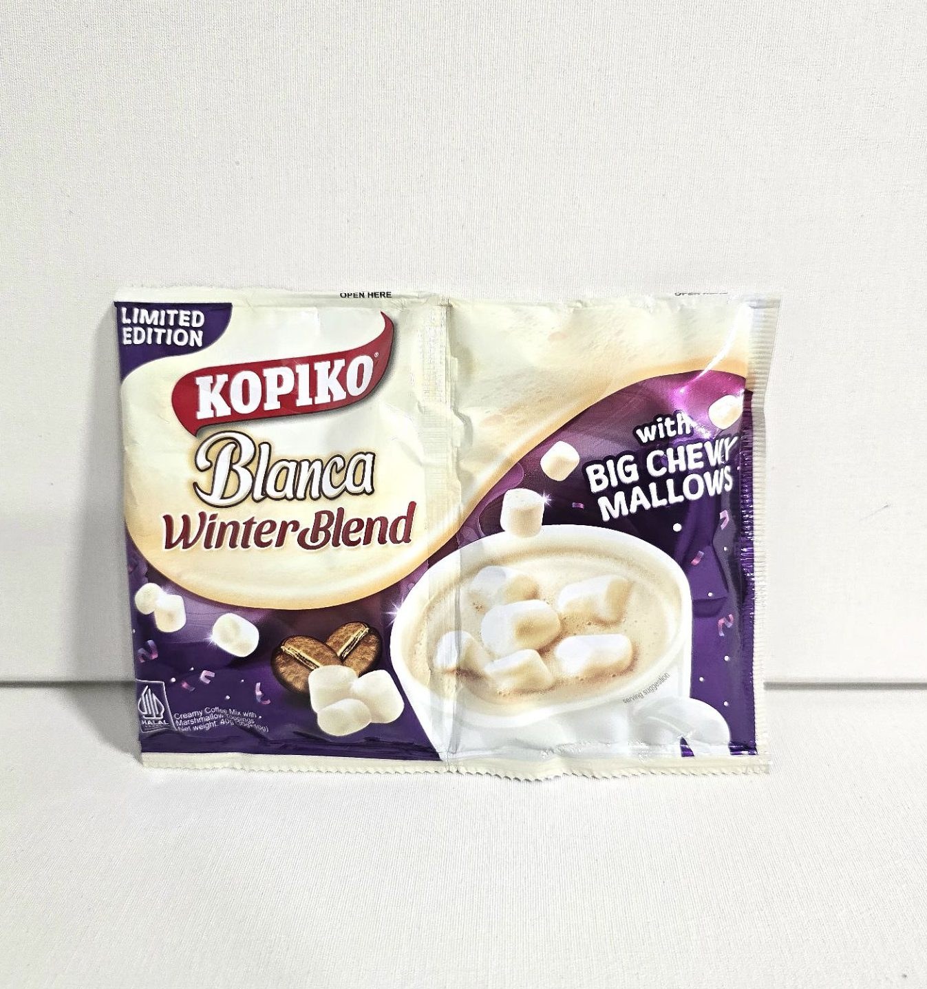 کافی میکس کوپیکو بلانکا با مارشمالو مدل Winter Blend وزن ۴۰ گرم