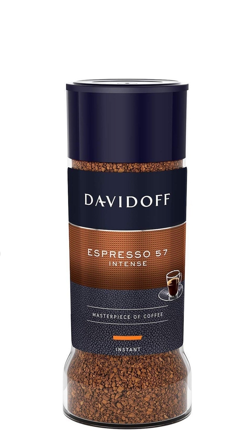 قهوه فوری دیویدف مدل اسپرسو ۵۷ وزن ۱۰۰ گرم