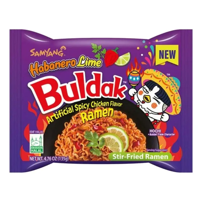 نودل فوری سامیانگ طعم مرغ تند و لیمو ۱۳۵ گرم