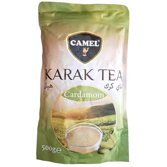 چای کرک کملcamel مدل هلدار cardamom وزن۵۰۰ گرمی