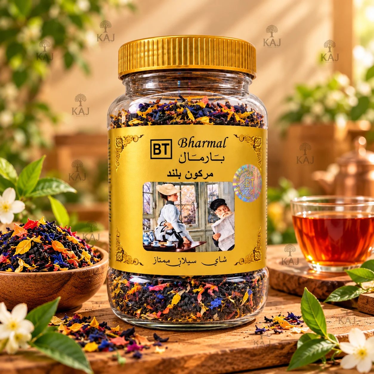 چای سیاه بارمال مدل مخلوط مراکشی وزن ۲۰۰ گرم